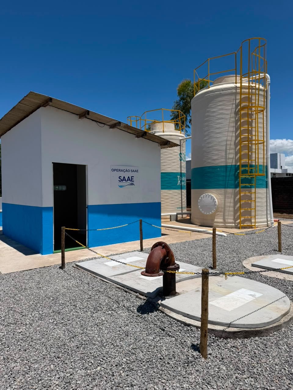 SAAE reativa  Estacão de Tratamento de Esgoto de Valença