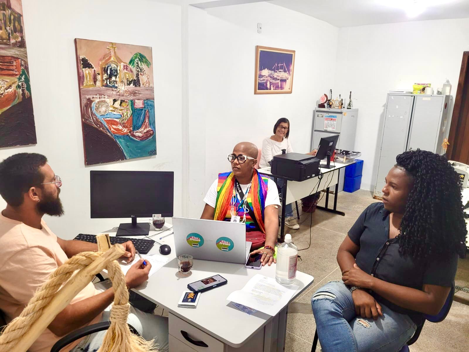 Secretaria de Cultura de Valença recebe representante Territorial de Cultura da SECULT Bahia.