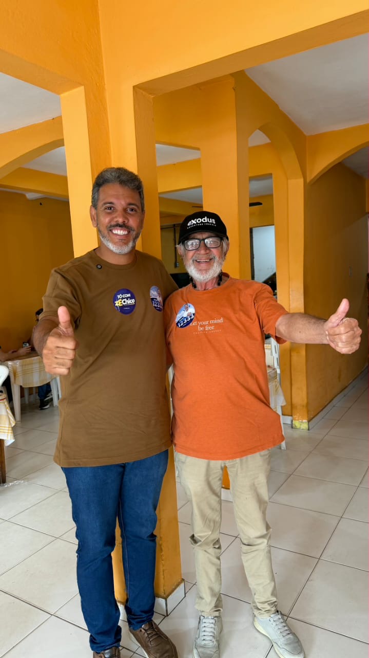 Rafa de Hildécio recebe apoio de Dr. Nicandro, ex-prefeito de Vera Cruz por três mandatos.