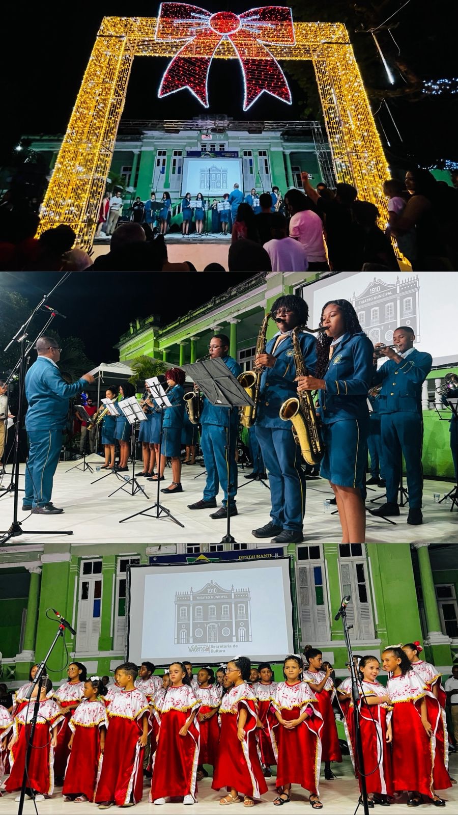 Cantata de Natal da Prefeitura de Valença emociona público com noite de música, fé e celebração