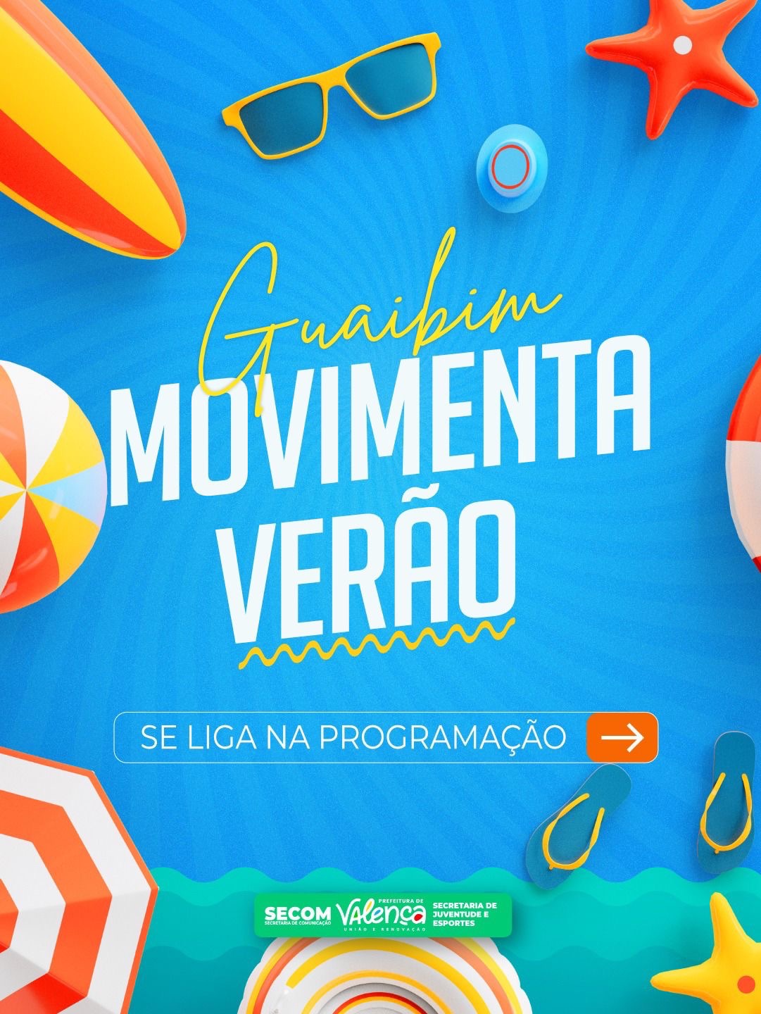 Prefeitura de Valença coloca Guaibim no ritmo do verão com esporte, dança e lazer para todas as idades