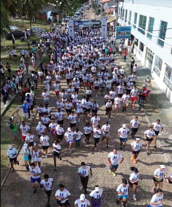 Sol, esporte e energia boa marcaram a 1ª Corrida “Corre Guaibim”