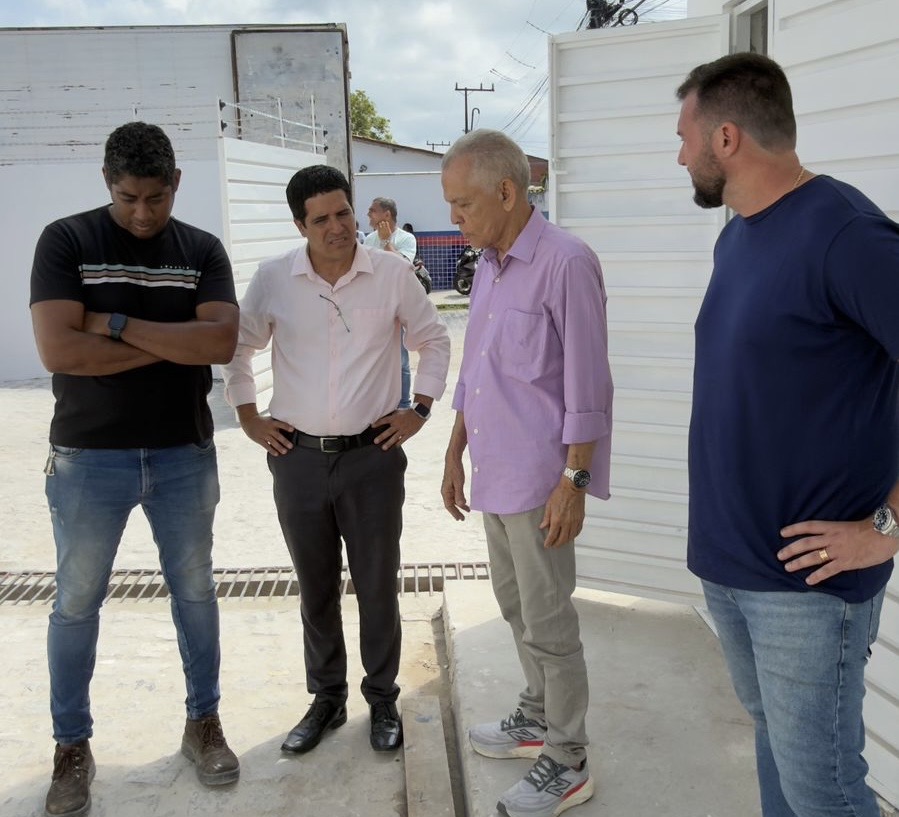 Prefeito Marcos Medrado visita obras da UPA na Bolívia e anuncia chegada de equipamentos