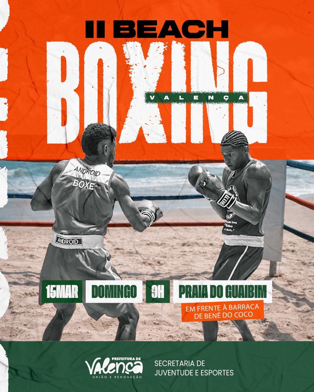 Praia do Guaibim sedia evento eletrizante de lutas com a 2ª edição do Beach Boxing