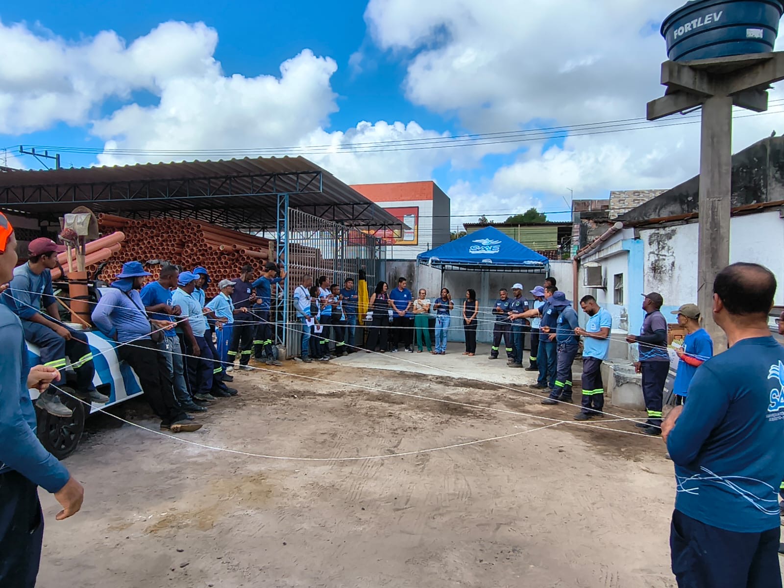 SAAE Valença e CIPA realizam ação de orientação sobre segurança no trabalho