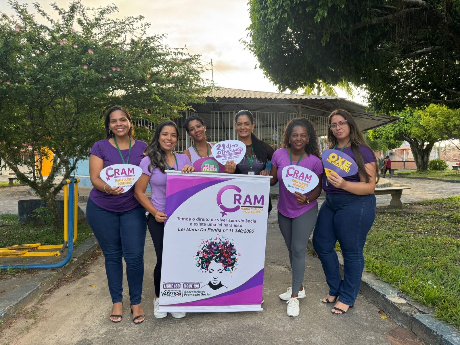 CRAM Maria Claudia Rodrigues promove ações no bairro Bolívia durante os 21 dias de ativismo pelo fim da violência contra a mulher