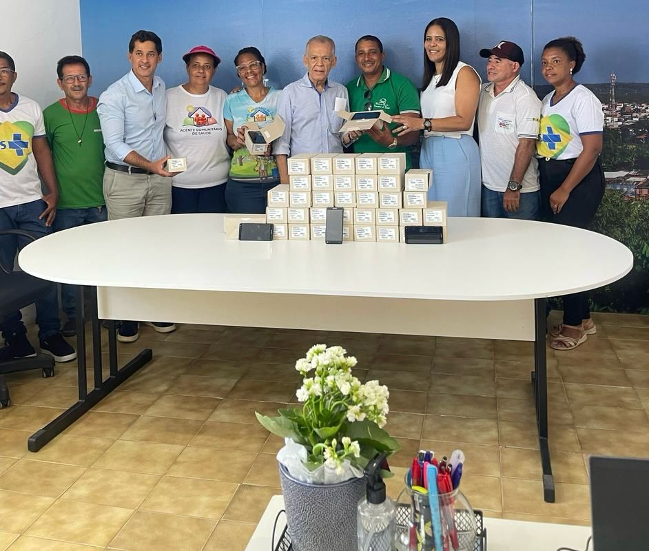 Agentes Comunitários de Saúde de Valença recebem tablets para agilizar coleta de dados