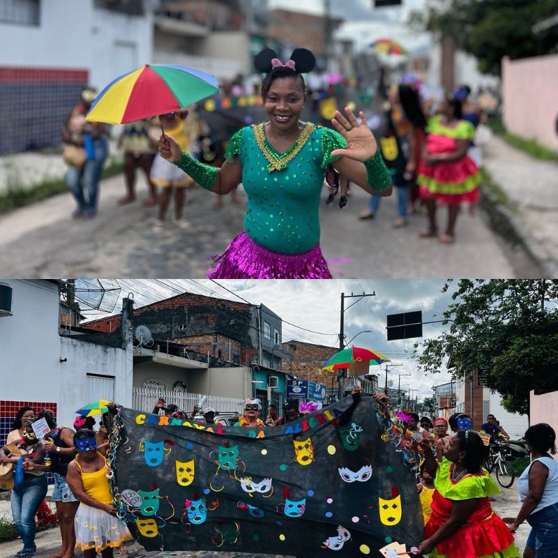 Prefeitura de Valença, por meio dos Centros de Referência da Assistência Social, promove oficina de arte e bloquinho de Carnaval