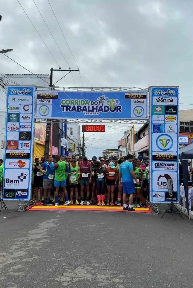 Prefeitura de Valença celebra o Dia do Trabalhador com corrida e diversos serviços gratuitos na Praça da República