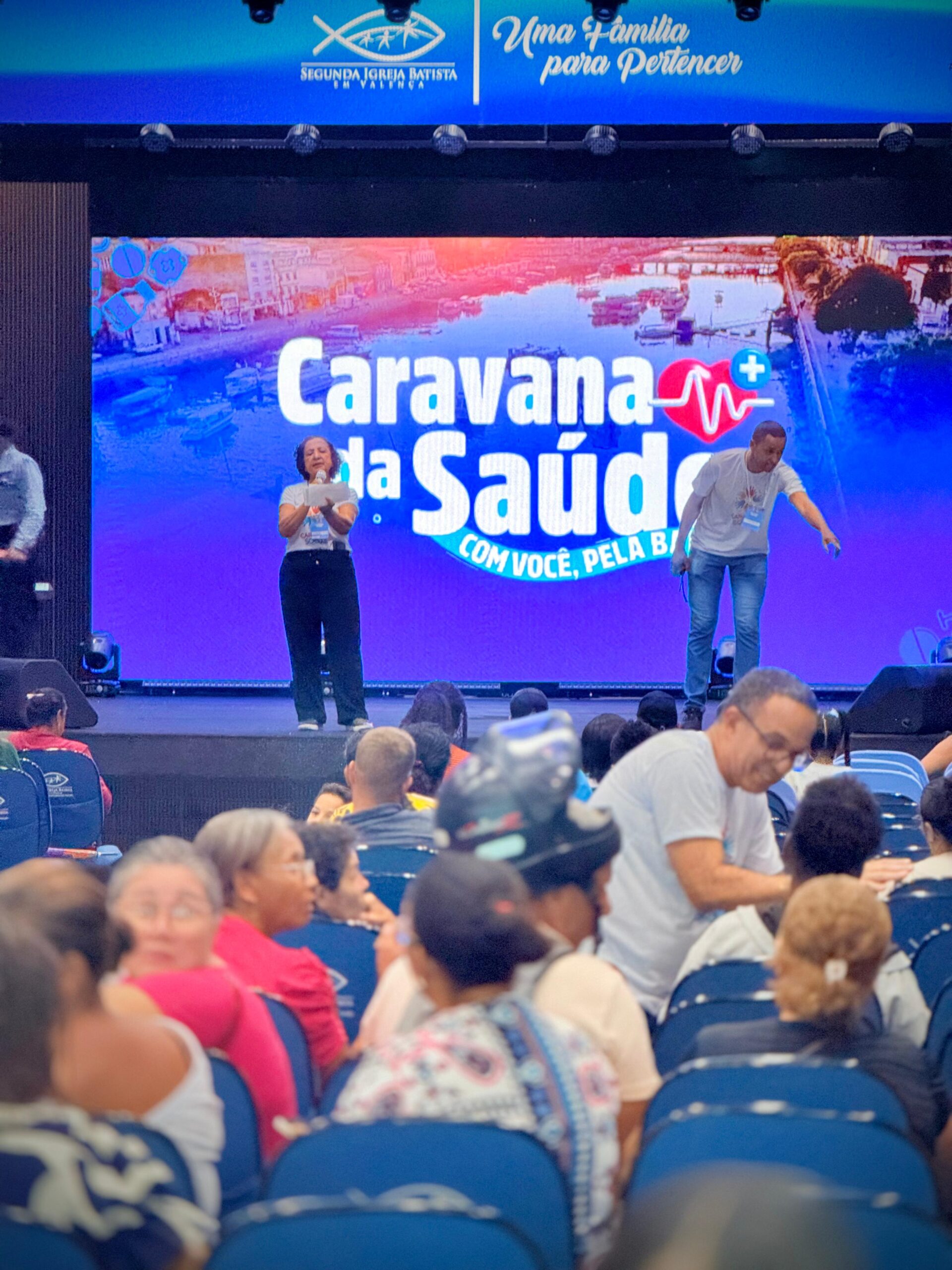 Caravana da saúde é realizada na 2° Igreja Batista em Valença.