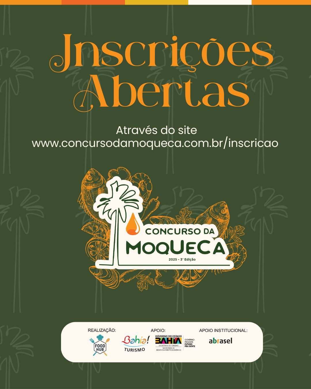 Inscrições abertas para a 3ª edição do Concurso da Moqueca 2025