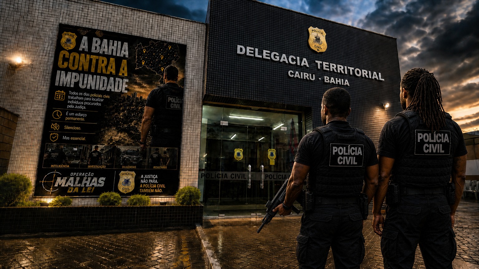Polícia Civil prende foragido da Justiça em Cairu durante Operação Malhas da Lei