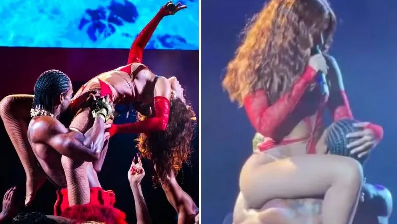 Anitta causa repercussão após performance sensual na estreia da turnê "Equilibrivm"