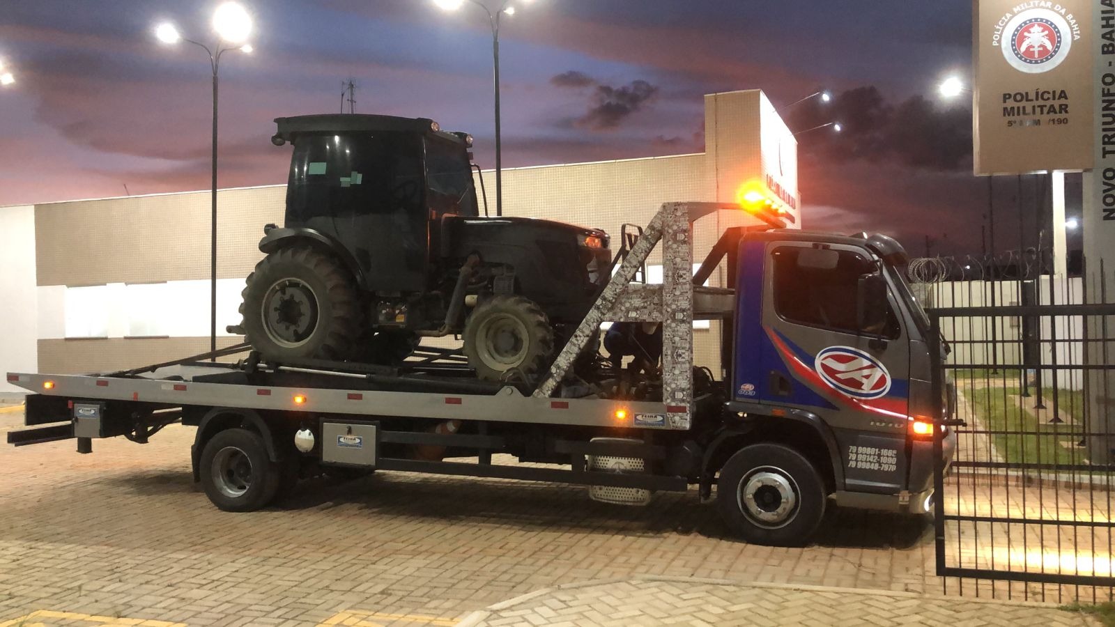 MAQUINÁRIO AGRÍCOLA ROUBADO É RECUPERADO DURANTE OPERAÇÃO DA POLÍCIA CIVIL NA BAHIA