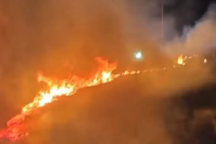 Fogos de chá revelação causam incêndio em rancho turístico de Vitória da Conquista