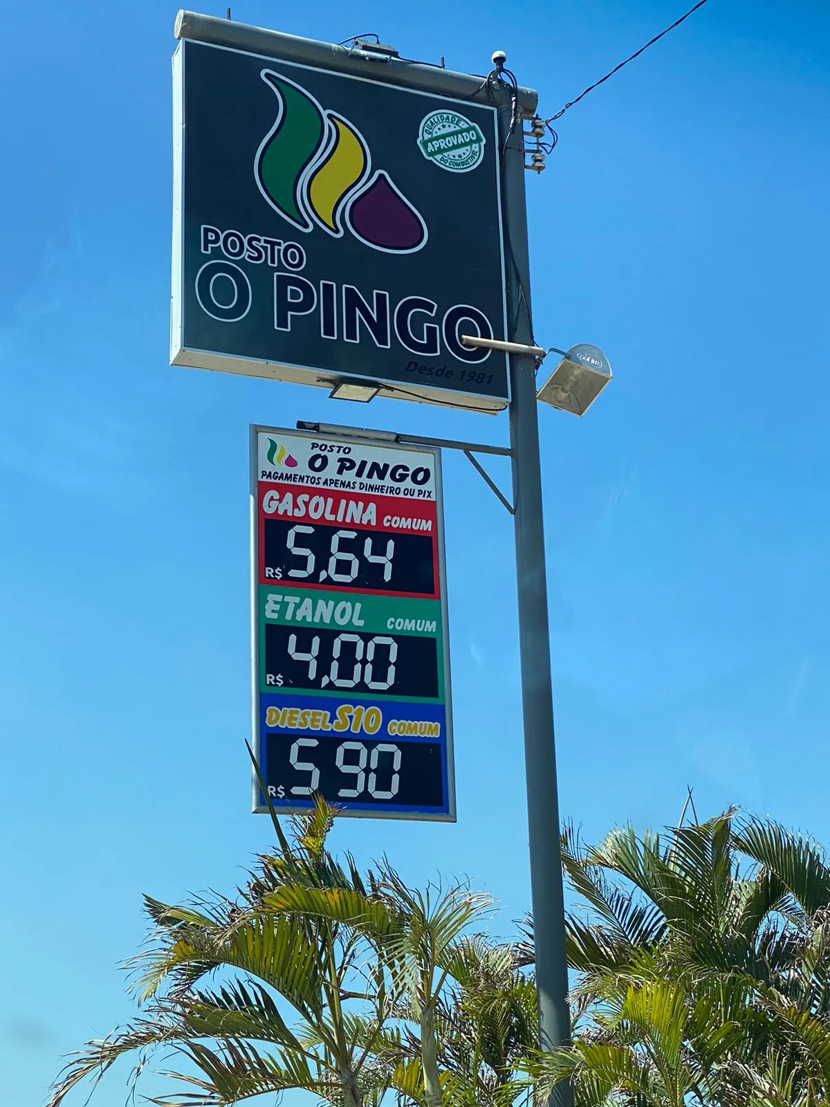 A gasolina em Aracatu é uma das mais baratas da região sudoeste da Bahia.