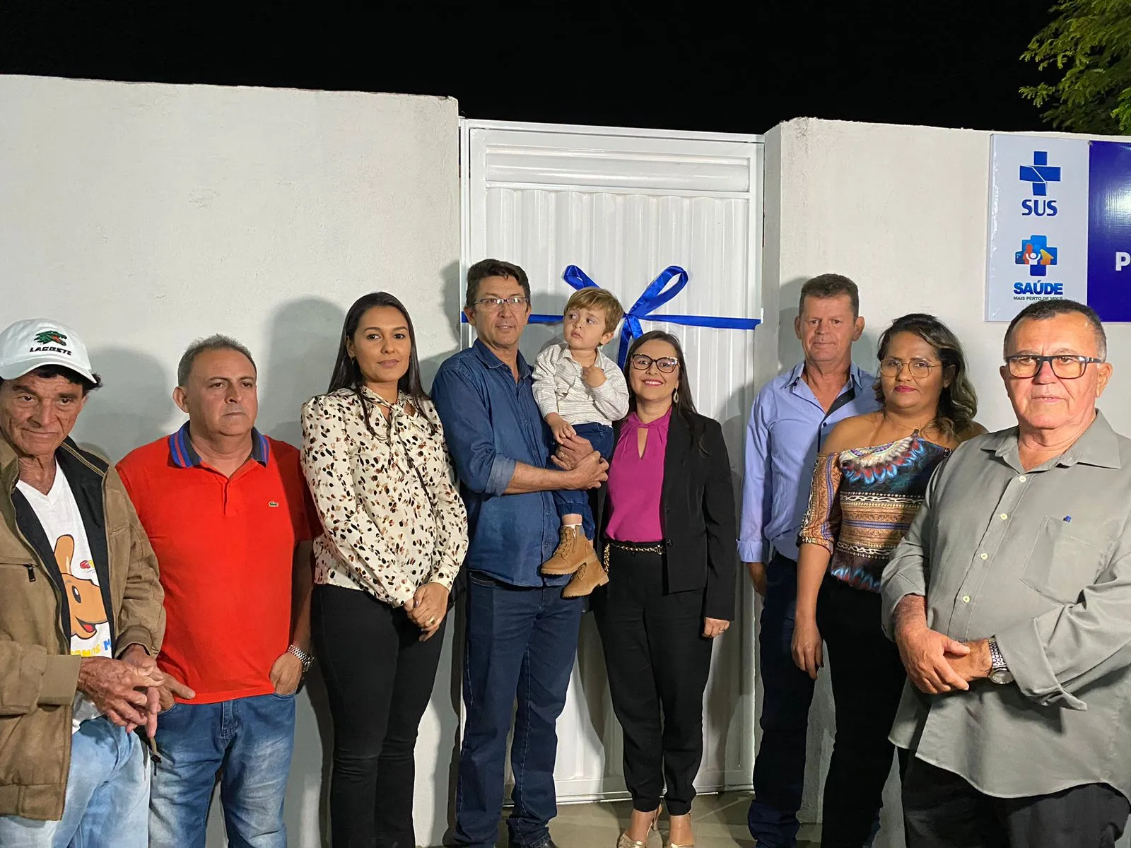 Prefeita Aline Aguiar inaugura nova obra na zona rural de Maetinga.