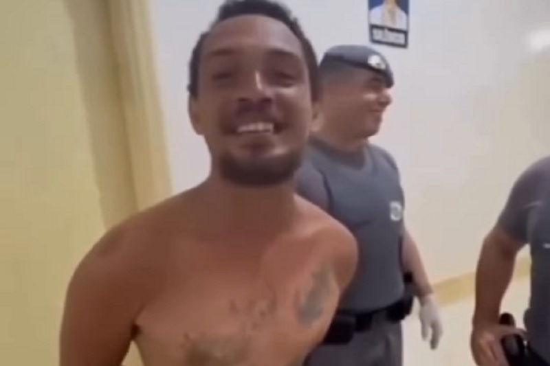 Suspeito detido em São Paulo viraliza ao comparar polícia paulista com a da Bahia