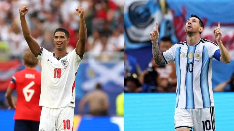 Inglaterra e Argentina decidem último finalista da Copa do Mundo nesta quarta; confira arbitragem, horário e onde assistir