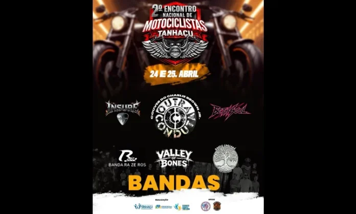 Tanhaçu anuncia 2º Encontro de Motociclistas com programação especial nos dias 24 e 25 de abril