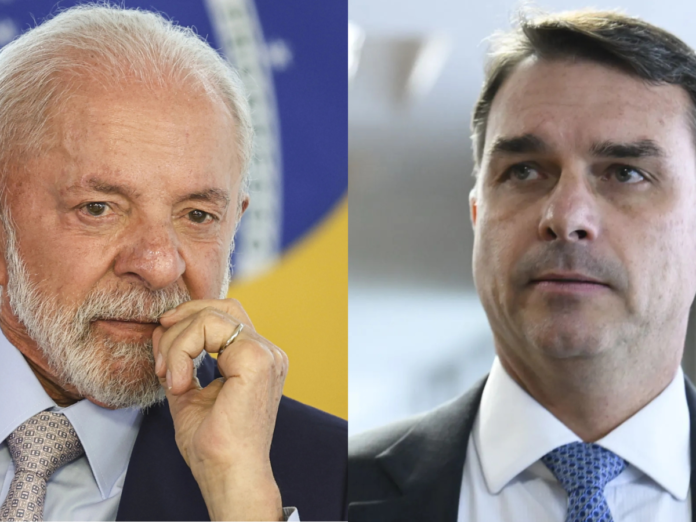Lula aparece com 44,9% e Flávio Bolsonaro tem 40,2% em eventual 2º turno, diz pesquisa