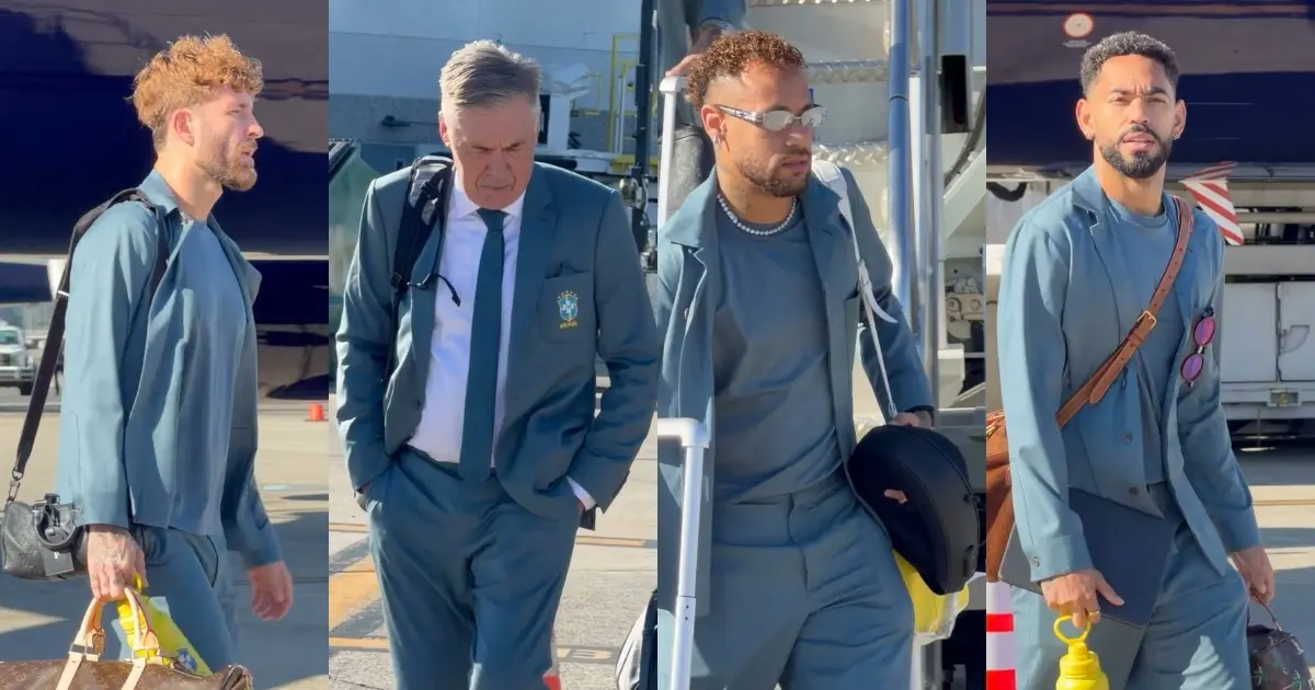 Seleção Brasileira desembarca nos Estados Unidos e inicia reta final de preparação para a Copa