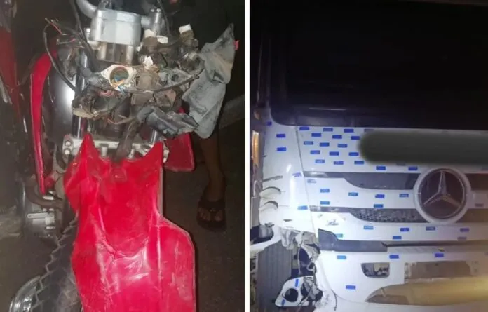 Motociclista Morre em Colisão com Caminhão na BA-262 entre Brumado e Aracatu