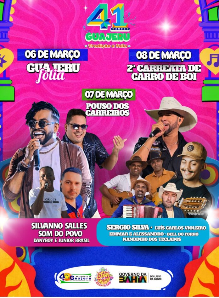 Guajeru celebra 41 anos com três dias de festa, tradição e muita música