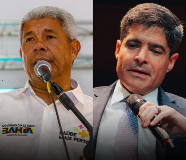 Pesquisa Quaest aponta empate técnico entre ACM Neto e Jerônimo Rodrigues na disputa pelo governo da Bahia